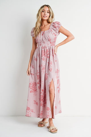 Floral Cotton Maxi Dress