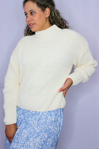 cream cozy Sweater